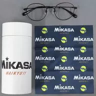 Sin lente Karano High School Model (Metal Frame) Glass Frame "MIKASA× Haikyu!!!"