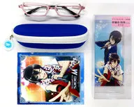 伊瀬谷四季モデル ピンク コラボレーション眼鏡 「アイドルマスター SideM」