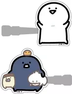 02.お文具さん＆集合 アクリルヘアクリップ(2個セット) 「お文具といっしょ」