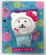 Hello Kitty & Nagano Bear Mascot Broach "Sanrio Character Connector x Nagano Friends"