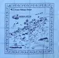 糸魚川市 トキ鉄沿線マップ ランチクロス バンダナ えちごトキめき鉄道グッズ