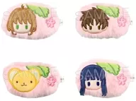 4-Type Set "Cardcaptor Sakura Clear Card Sakura-mochi rice cake Clip"