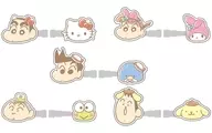 全10種セット 「クレヨンしんちゃん×サンリオキャラクターズ アクリルヘアクリップコレクション」