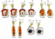 5-Type Set "Bread Roll Acrylic Earrings"