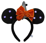 Minnie Mouse (Witch / Orange Ribbon / Purple Pearl) band for hair "Disney Halloween 2024" Tokyo Disney Resort limited