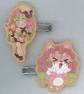 甘露寺蜜璃 クッキー風ヘアクリップ 「鬼滅の刃×ufotable Cafe×マチ★アソビCAFE バレンタイン＆ホワイトデーイベント2025 前期」