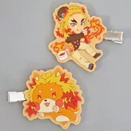 煉獄杏寿郎 クッキー風ヘアクリップ 「鬼滅の刃×ufotable Cafe×マチ★アソビCAFE バレンタイン＆ホワイトデーイベント2025 後期」