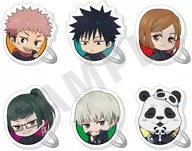 6-Type Set "Jujutsu Kaisen Rabutto! Series Trading Acrylic Ring vol. 1"