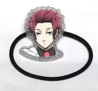 "Blue Rock exposição EGOIST exposição" The Animation Trading Face Hair Rubber "por Akira Itoshi