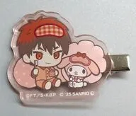 火神大我×マイメロディ アクリルヘアクリップ ミニキャラ パジャマver. 「黒子のバスケ×サンリオキャラクターズ」
