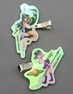 スーパーセーラープルート＆スーパーセーラーサターン 前髪クリップ2個セット 「美少女戦士セーラームーン」 オフィシャルファンクラブ Pretty Guardians/セーラームーンストア/ローソン限定