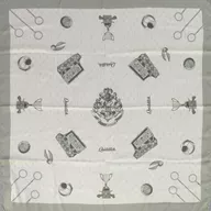 クィディッチモチーフ 大判バンダナ クリーム 「ハリー・ポッター×my twilight」