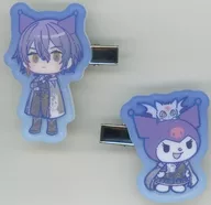 小柳ロウ×クロミ ヘアクリップ 「バーチャルYouTuber にじさんじ Dytica×サンリオキャラクターズ」