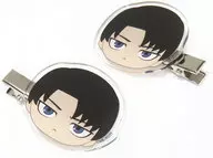 リヴァイ・アッカーマン  ぽけっこ アクリルクリップ 「進撃の巨人×英国風HUB」