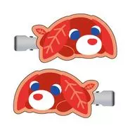 4.アール ヘアクリップ 「お茶犬」