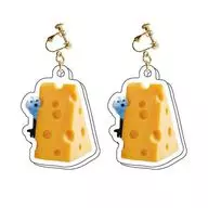 2.スンスン(チーズ) Clearイヤリング 「パペットスンスン」