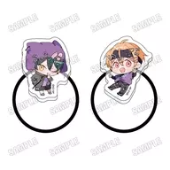 蜂谷密生＆瀬兎真啓 描き下ろしアクリルヘアゴムセット 「幕が下りたら僕らは番」