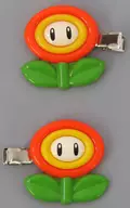 ファイアフラワー ヘアクリップ 「スーパーマリオ」