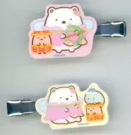 しろくま＆たぴおか アクリルヘアクリップセット 「映画 すみっコぐらし 空の王国とふたりのコ くじ」 D賞