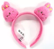 ハニ bunini ぬいぐるみヘアバンド(カチューシャ) ピンク 「NewJeans×LINE FRIENDS」