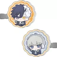 桜遥＆梶蓮 アクリルヘアクリップセット ぬいパル すきっぷ 「WIND BREAKER」