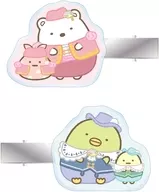 しろくま＆ふろしき/ぺんぎん?＆たぴおか アクリルヘアクリップ2個セットver.A 「映画 すみっコぐらし 空の王国とふたりのコ」