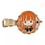 えと 「カラフルピーチ メタルヘアクリップ」