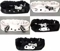 全5種セット 「サンリオキャラクターズ ブラックモードなヘアバンド」