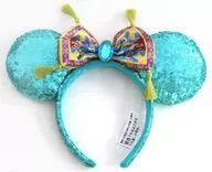 ミニーマウス(ジャスミン/ライトブルー/スパンコール) カチューシャ 「アラジン」 上海ディズニーリゾート限定