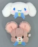 シナモロール＆Qピッピ ヘアクリップセット 「吉德レトロぬいぐるみこれくしょん×サンリオキャラクターズ」