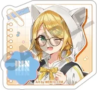 鏡音リン アクリルヘアクリップ メガネスタイル 「VOCALOID」