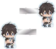 ガル(ドット絵) アクリルヘアクリップ2個セット 「NU： カーニバル」