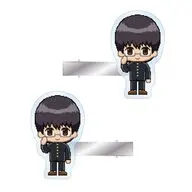 志村新八 DOT DOT アクリルヘアクリップ2個セット 「3年Z組銀八先生」