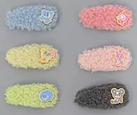 全6種セット ボアヘアクリップ 「エニマイくじ エンジェルブルー」 E賞