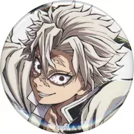 Sanemi Shinazugawa (UP) 44 mm metal badge A "Demon Slayer Tokaji no Sato hen, Bashira Geiko hen, Fubashira Sanemi Shinazugawa Makuma Art Collection Cover Illustration WEBSHOP KUJI" F Prize C105 goods