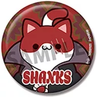 Shanks "MEGA CAT PROJECT ONE PIECE Nyan Peace Nyan! metal badge Collection"