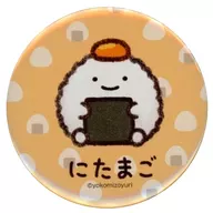 Nitamago "Cualquier cosa que quieras, algas nori, bolas de arroz, comercio metal badge"