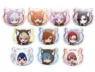 10-Type Set "Argonavis from bAng Dream! AAside in Namja town ~ Arugonyabisto vs. Banghumu! ~ Nekogata metal badge Collection"