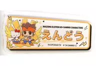 円堂守×ハローキティ 「イナズマイレブンGO×サンリオキャラクターズ おなまえプレートバッジ 02.ミニキャライラスト」