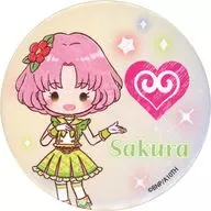 北大路さくら 「アイカツ! 缶バッジ 11.スクールドレスver.(グラフアートイラスト)」