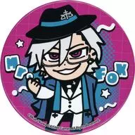 Sr. Fox "迷途 não fixa x Okawa Bubble Can Distintivo 08. Mini Charada Ilustração"