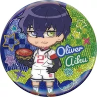 Oliva Aiku "Blue Rock Glitter metal badge Vol. 2"