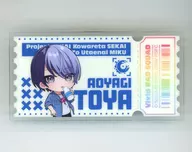 Aoyagi 冬弥 "Gekijo Version : プロジェクトセカイ Breaked Sekai and Can't Sing, Miku x Lawson Acrílico Emblema A"