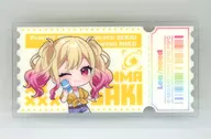 Saki Tenma "Gekijo プロジェクトセカイ : Broken Sekai and Cannot Sing Miku × Lawson Acrylic Badge B"
