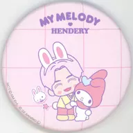 Hendry × My Melody Random metal badge "NCT×SANRIO CHARACTERS"