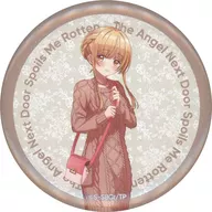 Noon Shiina (Knit / Above the Knee) metal badge "KUJI Rack : The angel next to you made me a bad person - Why don't you go out with Noon? -" J Prize