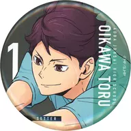 Toru Oikawa (face up) Little Big metal badge "KUJI Rack Haikyu! ~ Receive ~" M Prize