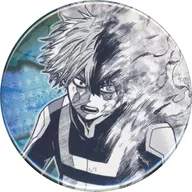 轟焦凍(ブルー/燃える) 「僕のヒーローアカデミア コレクション缶バッジ プチ “HEROES”【轟焦凍】」