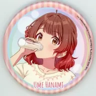 花海 佑芽 "Gakuen idol Master x gokurakuyu ・ RAKUSPA Welcome gokurakuyu ～ Kanfuyu no Yu Enchi ～ Trading metal badge"