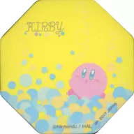 Kirby (Yellow) 8-sided metal badge "Ichiban Cafe Ice Cream Hoshi-no Kirby" ice cream order special